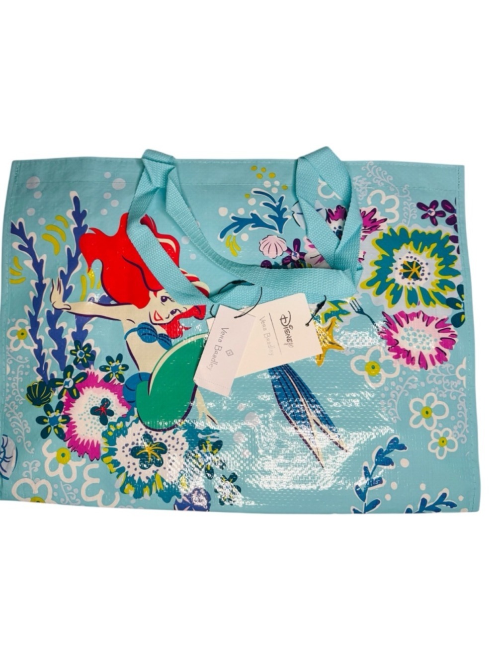 Vera Bradley Disney Little Mermaid Ariel Reusable Shopping Bag - Picture 2 of 3